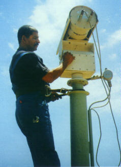 Security-camera at Bopec - Bonaire...